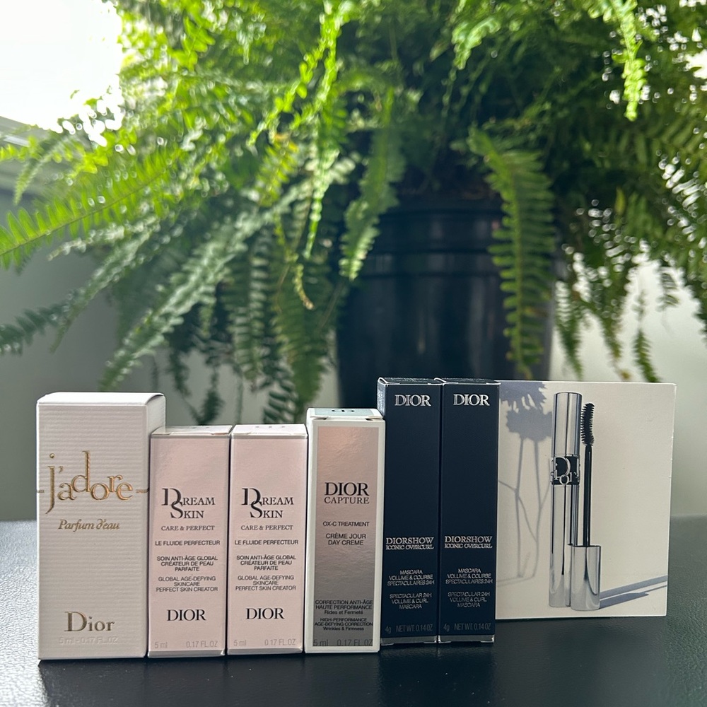 Dior Skincare Collection - Pink, Black, and White